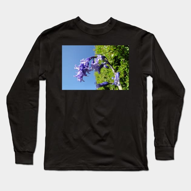 Look up - Blue Skies, Bluebells Long Sleeve T-Shirt by AH64D